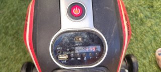 Moto eléctrica infantil con música, volumen y USB