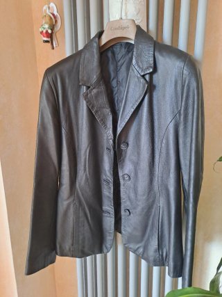 Giacca vera pelle donna Conbipel marrone