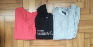 Lote 3 jerseys/sudaderas mujer