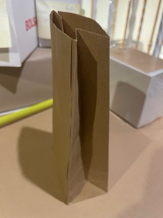 250 Bolsas Kraft Marrones