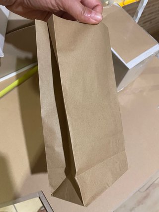 250 Bolsas Kraft Marrones