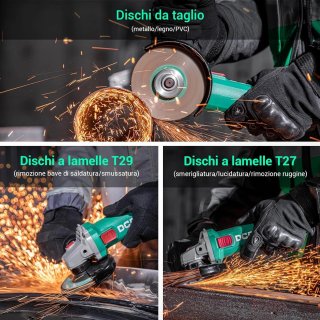 Smerigliatrice Angolare DCA 860W 125mm