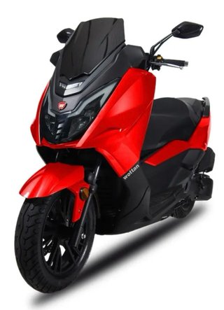 Wottan Stormt T 125 Maxi Scooter Roja