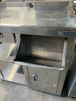 Mueble cafetero acero inoxidable