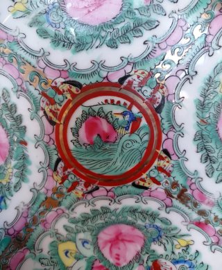 Plato decorativo porcelana china Macao