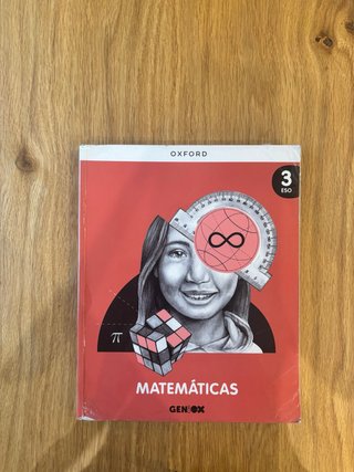 Libro de matemáticas 3 ESO (forrado)