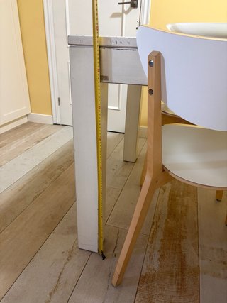 Mesa de comedor extensible Banak de madera