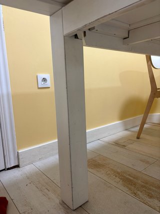 Mesa de comedor extensible Banak de madera