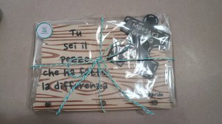 Regalo fine anno Maestra personalizzato porta chia