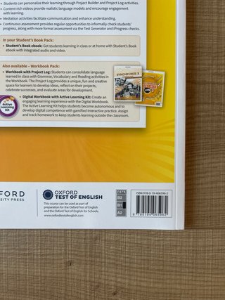 Pack Synchronize 3  Students Book Worrkbook Pack