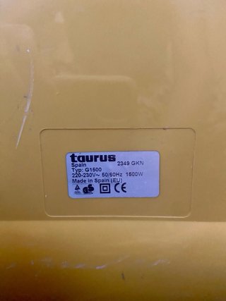 Aspirador Taurus Golf 1500W Amarillo