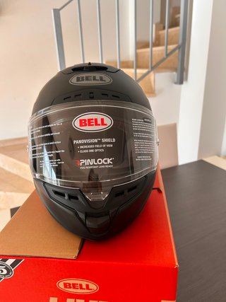 Casco Moto Bell Star dlx mips Negro/Rojo Nuevo