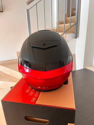 Casco Moto Bell Star dlx mips Negro/Rojo Nuevo