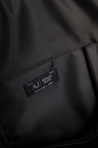 Mala Armani Jeans pele para portátil/documentos