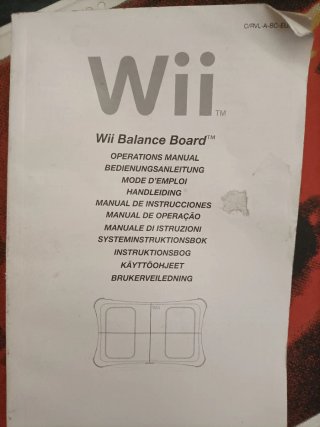 Wii Fit Balance Board + Tabla Skate/Snow + manual