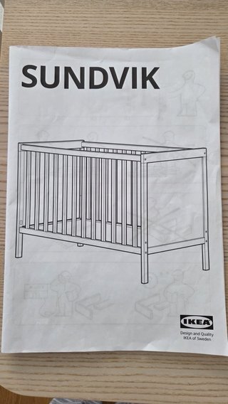 Cuna IKEA SUNDVIK Blanca