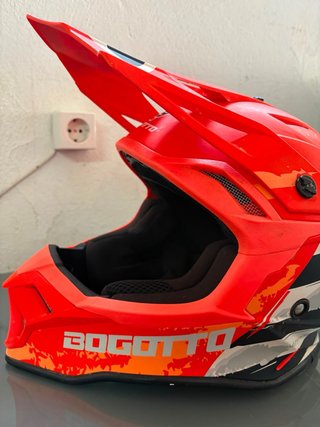 Casco Bogotto Motocross naranja
