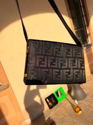 Borsa Fendi FF Logo Nera