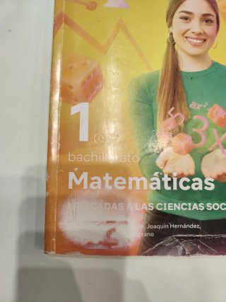 Matemáticas aplicadas 1 Bachillerato SM