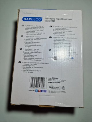 Dispensador Cinta Embalar Rapesco 960