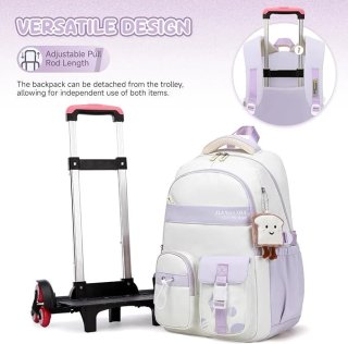 Zaino con ruote per bambina