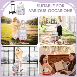 Zaino con ruote per bambina