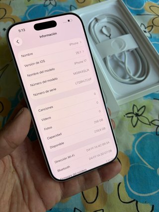 iPhone 17 256Gb 1 CICLO NUEVO A ESTRENAR