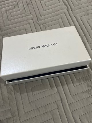 Cartera Emporio Armani Piel Azul y rojo