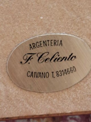Quadretto Lamina Argento 800 Cavalli
