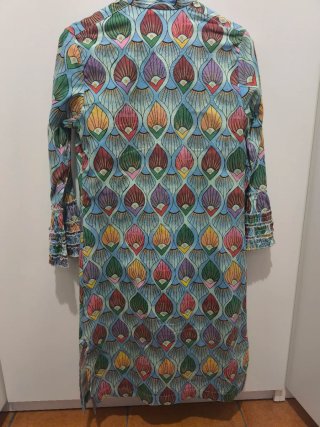 Vestido midi estampado