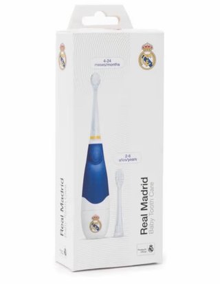 Cepillo Eléctrico Infantil Real Madrid Azul/Blanco