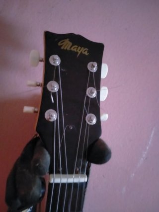 Guitarra Eléctrica Maya Negra