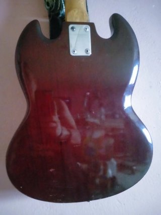Guitarra Eléctrica Maya Negra