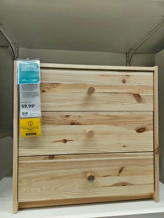 Cajonera de pino Ikea