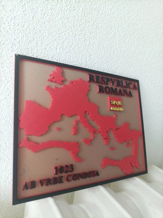 Mappa Impero Romano Stampa 3D