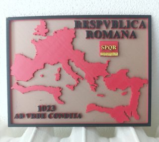 Mappa Impero Romano Stampa 3D