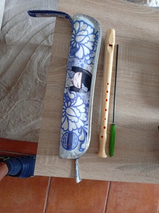 Flauta Hohner con funda y limpiador