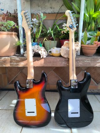 Pack Doble Guitarra Eléctrica + Ampli + Accesorios