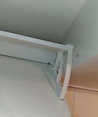 Zapatero estrecho blanco 97x94x17 cm