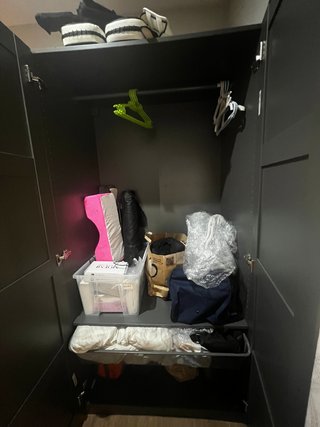 Armario Ikea Negro/Gris