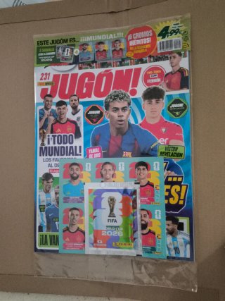 Revista Jugón 231 + Cromos Mundial 2026