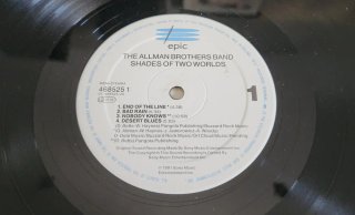 Allman Brothers - Shades of Two Worlds LP
