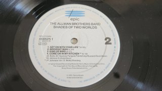 Allman Brothers - Shades of Two Worlds LP