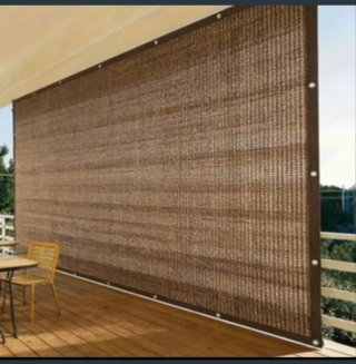 Toldo Vela Malla Rectangular 3X5 Marrón