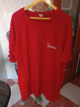 Camiseta Acciona Talla XL Roja