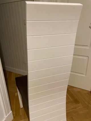 4 Sillas Comedor Madera Blanca Asiento Marrón