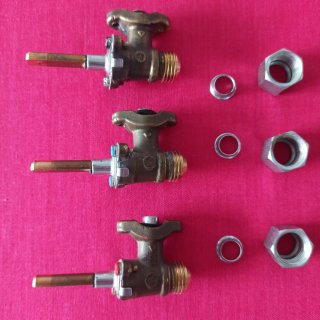 Llave Válvula Gas Bronce y Latón
