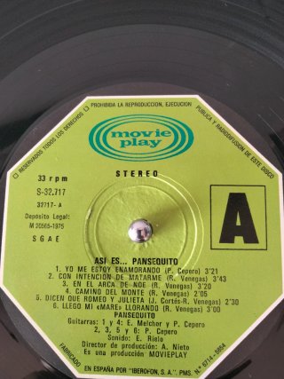 Vinilo Pansequito - Flamenco y Sevillanas