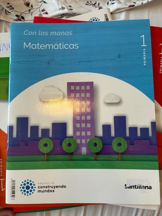 Libros sin usar . Primero y segundo de primaria.