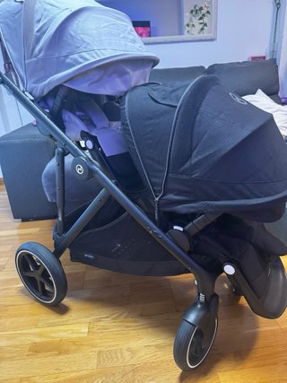 Silla cybex Gazelle S con 2 asientos y cesta